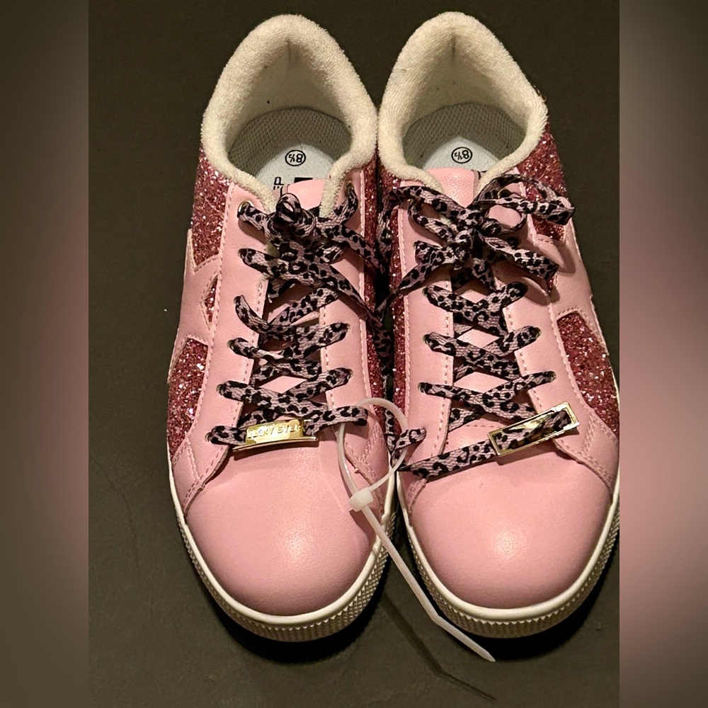 Lucky Step Glitter Sneakers pink & gold size 8.5 perfect for multiple occasions
